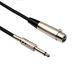 thumbnail image 3 of Cable XLR hembra a TRS de 1/4 de pulgada, trenzado XLR hembra de 3 pines a TRS macho de 6,35 mm 1m, 3 of 7