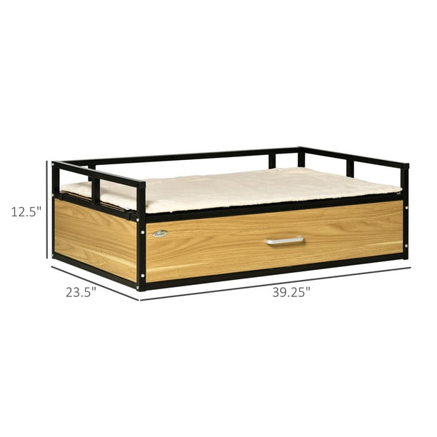 Dog bed under 2025 bed frame