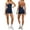 Navy, variant on Women One Piece Workout Sets High Waisted Tummy Control Yoga Gym Outfits Halter Tank Tops Built-in Bra Square Neck Sleeveless(Light Yellow,XL)