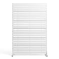 thumbnail image 7 of MAYEERTY 72" x 47" Outdoor Metal Privacy Screen, 6-Panel Decorative Screen for Patio, Balcony & Garden, White, 7 of 7