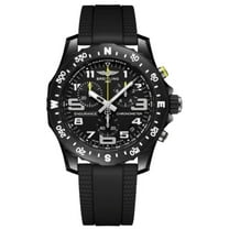 Breitling Endurance Pro 44 Chronograph Black Dial Rubber Strap Men's Watch X82310E51B1S2