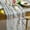 A-Silver, variant on Sm:)e Embroidered Daisy Gauze Table Runner 120 Inches (10 Feet), Seasonal Sheer Decor for Kitchen & Dining Spaces, Ideal for Holidays, Weddings, Birthdays & Home Parties