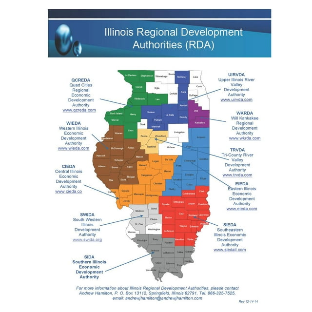 24"x31" Heavyweight Photo Paper Quality Poster Economic Map Illinois