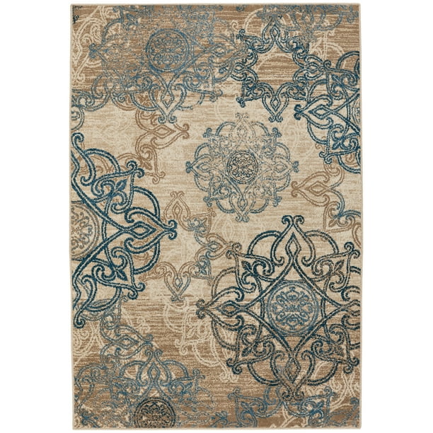 Capel Rugs Bethel Celtic Rectangular Machine Woven Area Rug Ecru Rectangular Machine Woven Area Rug