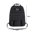 thumbnail image 1 of Organizador De Asiento Trasero De Coche Organizador de asiento trasero de coche Oxford, bolsa Molle para asiento de coche para accesorios de coche (negro) Hugtrwg  Para Estrenar, 1 of 7