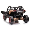 thumbnail image 5 of Officially Licensed LX Performance Can-Am Maverick 2x24V 4WD Edition 2-Seater Pack Kids Ride on Buggy Eva Wheels Leather Seats RC, 5 of 5