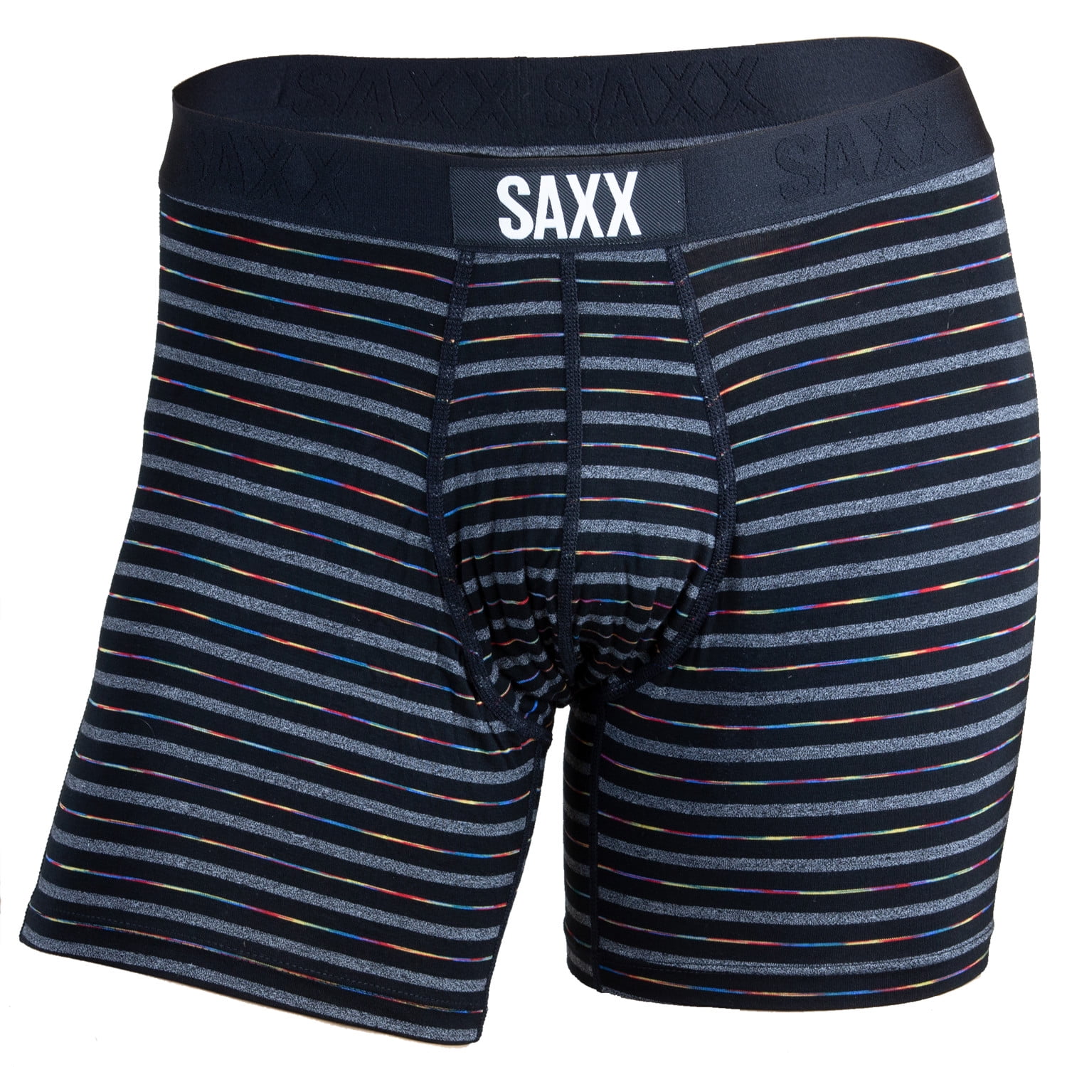 Saxx Underwear Co Men's Cobalt Gradient Stripe Vibe Boxer Brief - 2X ...