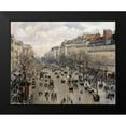 thumbnail image 2 of Pissarro, Camille 18x15 Black Modern Framed Museum Art Print Titled - Boulevard Montmartre In Paris, 2 of 5