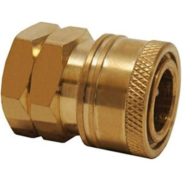 Kdar 29021 0.37 in. Female Quick Coupler Socket, Brass
