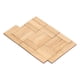 thumbnail image 5 of Suelo para casa de muñecas, accesorio de decoración de suelo en miniatura, Rectangular, elegante, de bambú, 24 Uds., 5 of 8
