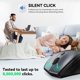thumbnail image 4 of TECKNET Wireless , 2.4G USB Computer  with 6-Level Adjustable 4800 DPI, Silent Quiet Click，30 Months Battery, Ergonomic Grips, 6 Buttons Portable for PC, Chromebook,  - Grey, 4 of 7
