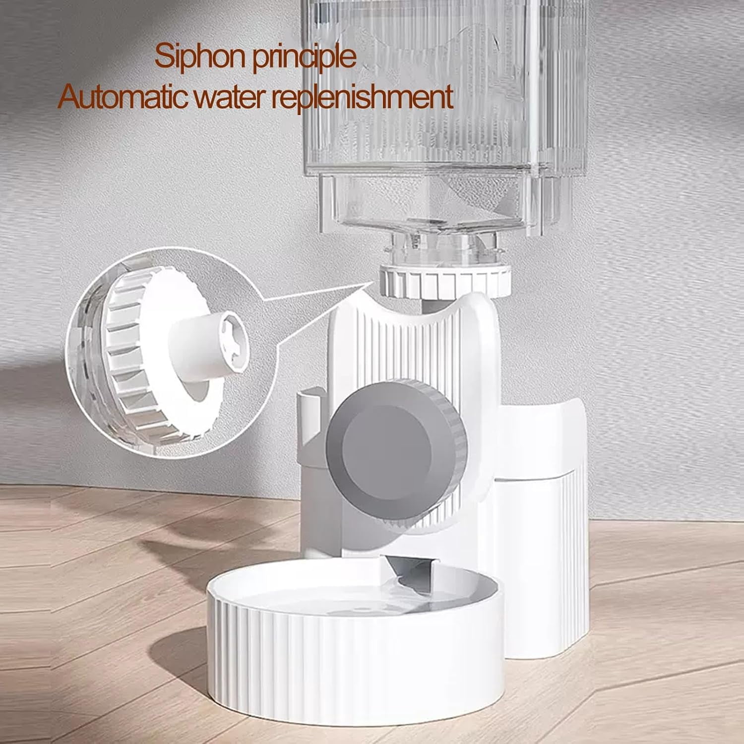 RKXQT Automatic Cat Feeder and Water Dispenser, Cat Food Dispenser, Can Be Hung, Automatic Feeder for Small Medium Dogs Cats Pets Animals