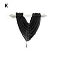 thumbnail image 2 of Moocorvic Voile Curtain Swags All Colours Pelmet Valance Net Curtains Voile Swag, 2 of 2