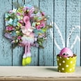 thumbnail image 3 of Guirnalda De Conejito De Pascua, Decoración De Puerta De Pascua, Muñeco De Elfo Sin Rostro, Guirnalda Para Decoración De Pared Del Hogar Minnieouse HA034656-00, 3 of 6
