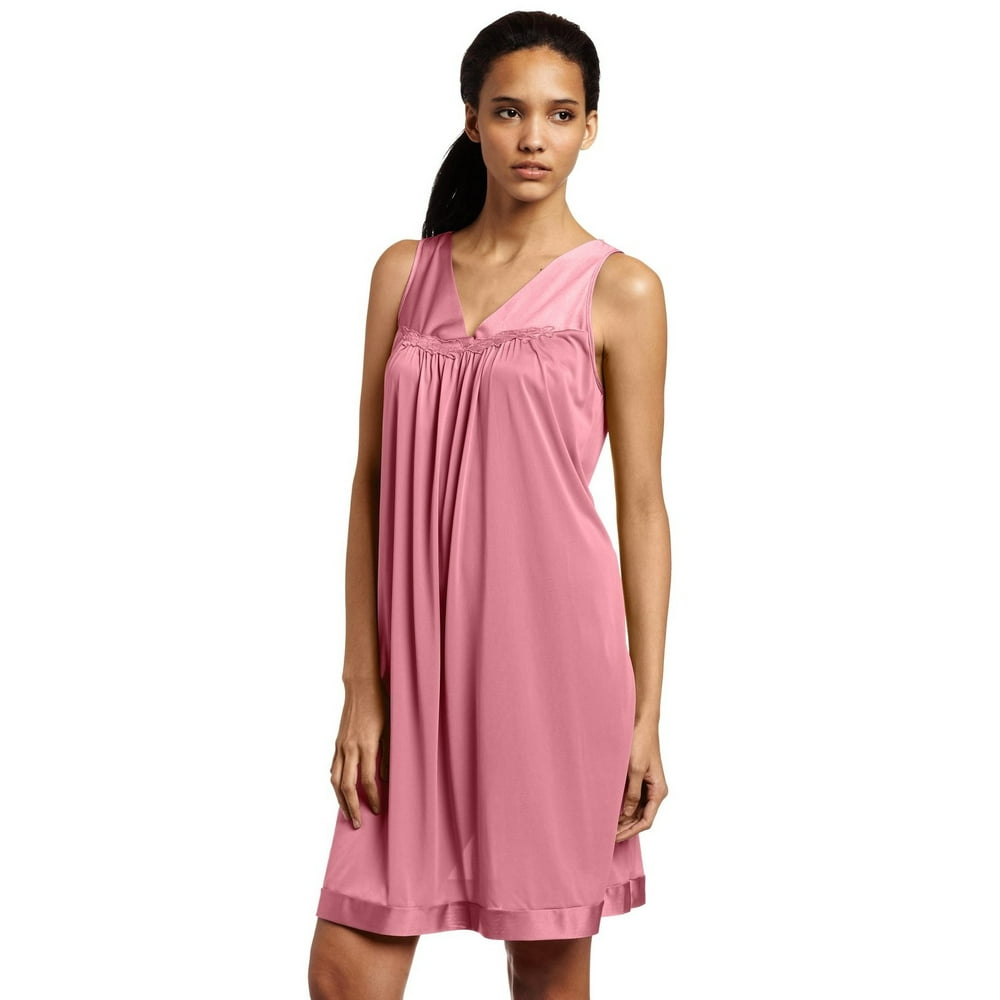 Vanity Fair - Vanity Fair Coloratura Women`s Plus-Size Short Nightgown ...