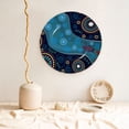 thumbnail image 5 of Cauagu Bohemian Turtle Print Bone China Decorative Plate, Wall Mount Plate Holiday Decor Decorative Ceramic Plates with Stand Elegant Household Plates Decorative-7in, 5 of 6
