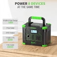 thumbnail image 2 of Central eléctrica portátil EBL 330W 288.6Wh con generador solar, 2 of 8
