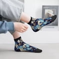 thumbnail image 2 of Pofeuu Abstract Blue Squares Print 30cm Socks, Adult Running Hiking Socks for Youth and Adult, 2 of 7