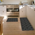 thumbnail image 3 of Kitchen Mat [2 PCS] Cushioned Anti-Fatigue Kitchen Rug, Waterproof Non-Slip Kitchen Mats and Rugs Heavy Duty PVC Ergonomic Comfort Foam Rug for Kitchen, Floor Home, Office, Sink, Laundry, 3 of 6
