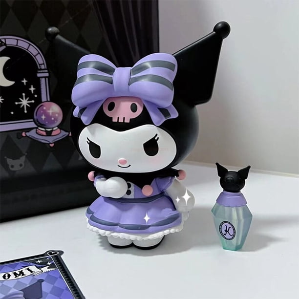 Sanrio Kuromi Lucky Divination Series Action Figures Kawaii Anime Collection Model Statue Dolls Cute Girl Birthday Gift Decor