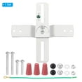 thumbnail image 3 of Uxcell 4" Light Crossbar 1 Set Cross-Shaped Mounting Bracket 180 Rotation Universal Light Fixture Silver Tone, 3 of 6