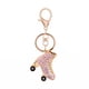 thumbnail image 1 of Injueey Colgante llavero patines zapatos Rhinestone portátil bolso joyería llavero llavero bolsa decoración ornamento Artesanía Rosado Injueey HA067049-03, 1 of 6