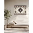 thumbnail image 5 of Brown Boho Wall Art for Living Room,Canvas Picture Wall Decor for Bathroom Bedroom,Vintage Rustic Southwest Aztec Geometric Painting Artwork for Office Kitchen Hallway Dining Room Home Decor 12"x16", 5 of 8