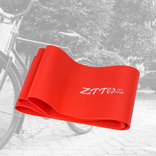 Revestimiento de llanta de bicicleta Macarena 20 pulgadas rojo 80 mm