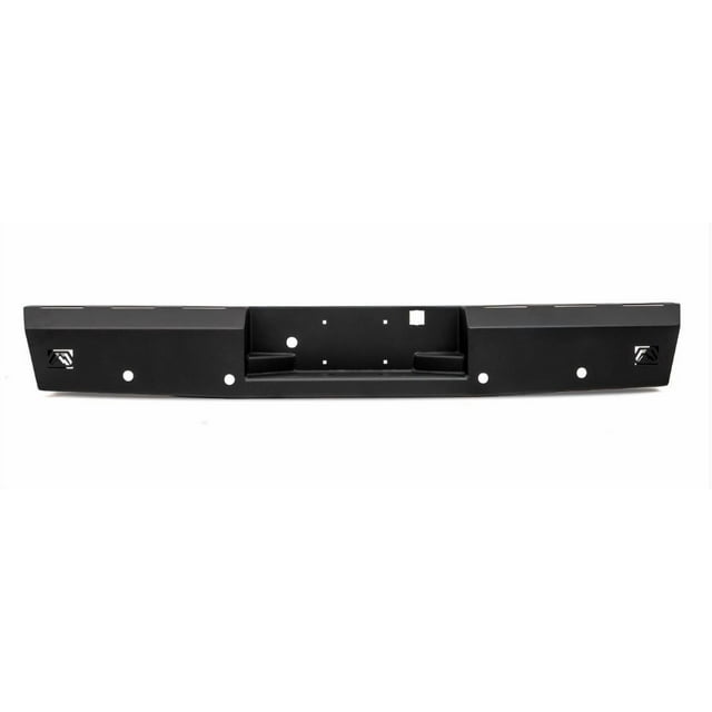 Fab Fours Pare-Chocs CH05-RT1250-1 Acier Rouge; Design en une Pièce; Ajustement Direct; Matériel de Montage Inclus; avec Support Intégré pour Lumières de Pod; Acier Noir Revêtement en Poudre 11 Gauge