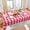 Y-Plaid-Pink, variant on Yastouay 55" x 55" Tablecloth Green Plaid Table Cloth Polyester Washable Table Cover for Spring Picnic Dinner Party,Square