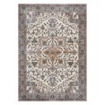 thumbnail image 2 of Geetinfly 5*7FT Area Rugs 1150Gsm 100% Polyester Rug 350Gsm Velvet Weight Pearl Velvet Washed Back Folding Simulation Printed Carpet Xm-Persia-Kuang Yi Liu Fang Beige, 2 of 7