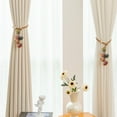 thumbnail image 6 of Pumpkin Curtain Tieback Fabric Window Holder Seasonal Decor - Ball Hook Storage Buckle for Sheer Drapes Home Accent​(Multicolor), 6 of 6