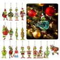 thumbnail image 3 of Feliz Navidad Grinch Adornos Árbol De Navidad Decoración Colgante Figura Colgante Caliente, 18, 3 of 3
