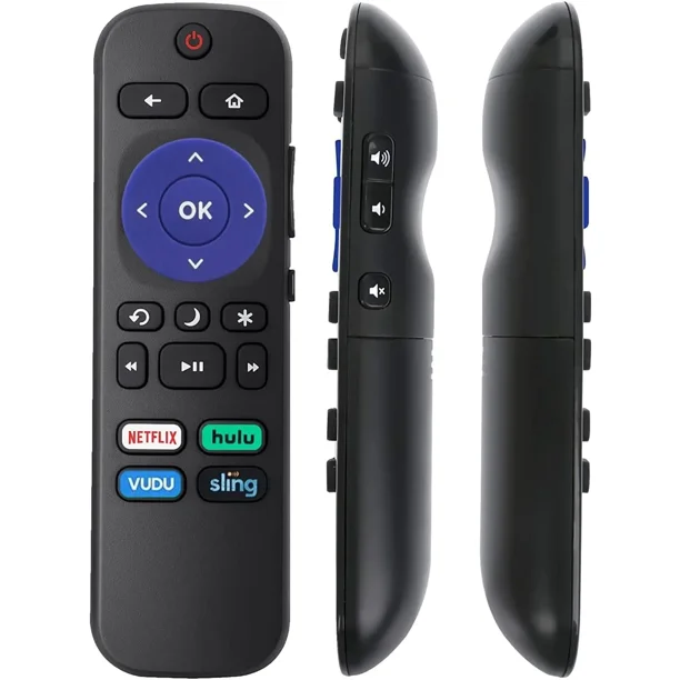Replacement Hisense Roku TV Remote w/Volume Control & TV Power Button