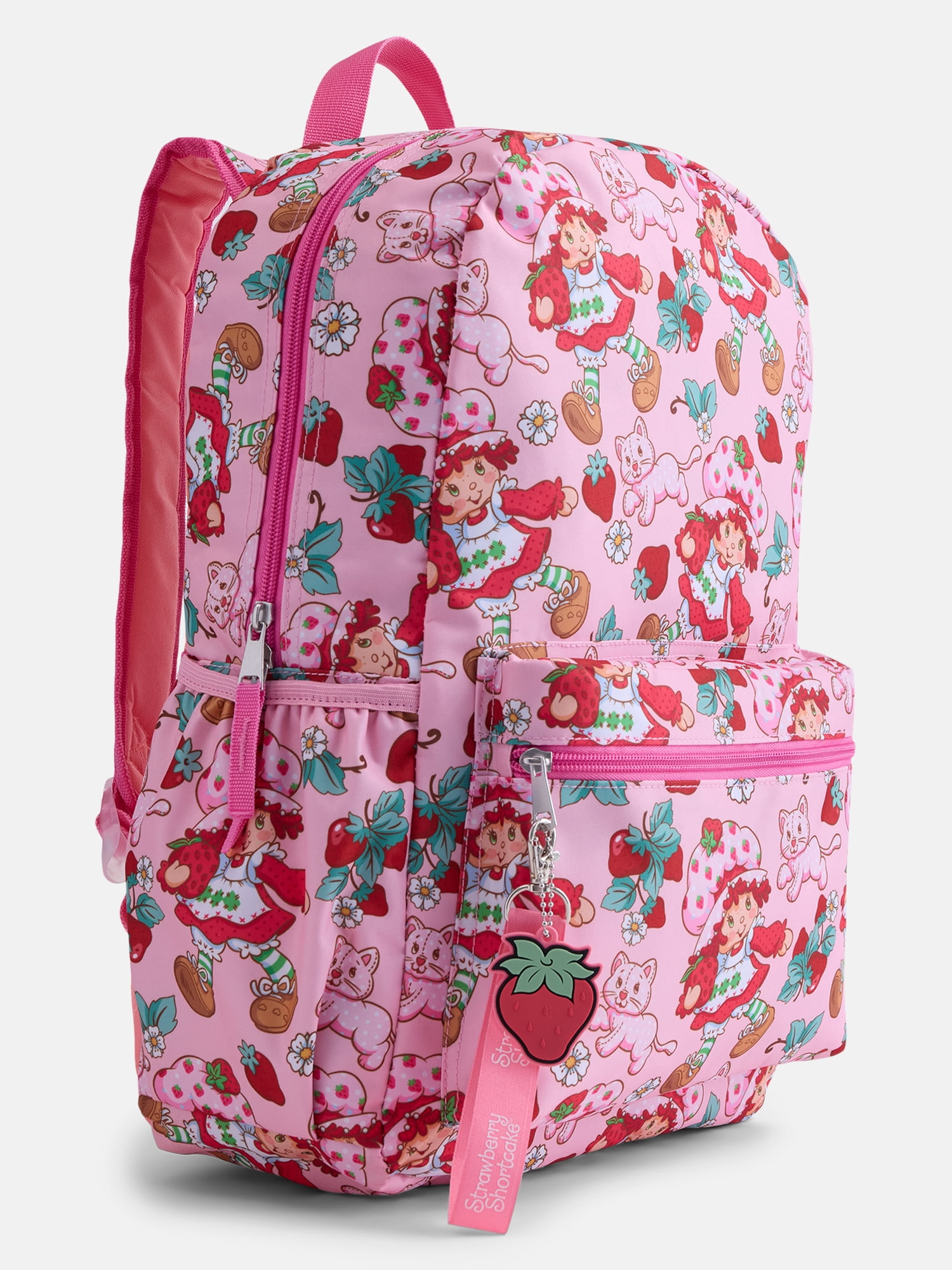 Strawberry Shortcake Kids' 17" Fun Day Print Laptop Backpack, Pink