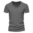 thumbnail image 6 of Hifoo Child Cool Comfort Kids Short Sleeve Shirt V-Neck For Boys Girls Casual Playwear Soft Blend Tee Tops Back To School Holiday Blouses, 6 of 6
