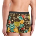 thumbnail image 5 of Balery Robot and Monsters Men's Boxer Briefs, Soft and Breathable Cotton Underwear with nylon Waistband-X-Large, 5 of 9