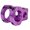 Purple, variant on Necvior High Strength Bicycles Stem Heavy Duty Short Stem Cycling Accessories Enduring