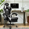 JDZHAPPYLIFE NGEN Video Gaming Chair with Footrest High Back Ergonomic