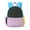 black apple, variant on Cute color-blocked apple embroidered backpack for kindergartens and teenagers, color-blocked mini travel backpack