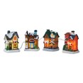 thumbnail image 1 of 13 Pieces Christmas Luminous House Set DIY LED Houses Accessories Kits; Light Snow Village Home Decor Xmas Tree Window Ornament Gift, 1 of 9
