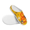 thumbnail image 3 of Yiaed Happy Halloween1 Print Slippers Fuzzy Warm Cozy Slippers Non Slip House Slippers For Indoor Outdoor Slippers House Slippers-13, 3 of 7
