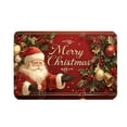 thumbnail image 2 of Christmas Doormat Rug,Red Christmas Santa Door Mat Outside Entrance, Merry Christmas Santa Claus Door Mat,Outdoor Indoor Merry Christmas Door Mat Outside Holiday Door Mats for Front Door Entrances, 2 of 6