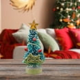 thumbnail image 6 of Konghyp Mini Christmas Tree Decor, Festive Holiday Decoration, Portable Snow Tree with Lights, Perfect for Home and Office, Cute Small Xmas Decoration, Ideal Tabletop Christmas Tree, 6 of 6