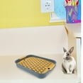 thumbnail image 3 of MOVTOTOP Rabbit Litter Box Rectangular Hamster Toilet Bunny Litter Box Rabbit Training Potty, 3 of 6