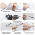 thumbnail image 4 of Nail Art Crystal Extension Glue Set Complete Poly Gel Extension Nail Kit Reusable Gel Polish Nail Art Design with Long Continuous Time for Nail Beauty Women, 4 of 8