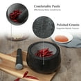 thumbnail image 5 of Sangdo Large Mortar and Pestle  Granite Stone Grinder for Spice Herb Guacamole, 4 Cup Capacity, 5 of 9