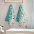 thumbnail image 4 of Dreamtimes Blue Pacific Ocean 2 pcs Hand Towels Set, Soft Lightweight Highly Absorbent Towel for Bathroom Toilet Kitchen Beach 28.3x14.4in, 4 of 7