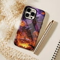 thumbnail image 6 of Halloween Spooky Jack-O-Lantern Phone Case for Teens & Adults, Glowing Pumpkin Design, Compatible with iPhone 11/12/13/14/15/16 (Pro Max/Plus), 6 of 9