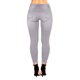 thumbnail image 2 of Pantalones de mezclilla para mujer, estilo retro, estilo destruido, cierres de botones ajustados, Jeggings para mujer para fiesta, viajes en la calle, gris XXL, 2 of 4